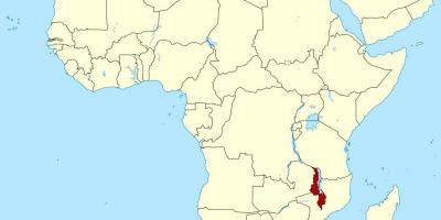 Harta Malawi localizare harta africa